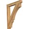 Ekena Millwork Balboa Craftsman Rough Sawn Outlooker, Western Red Cedar, 6"W x 38"D x 42"H OUT06X38X42BOA04RWR - alternate 1